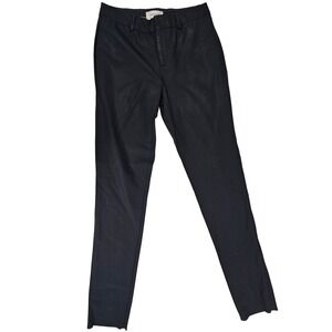 COACH 1941 Black Wool Blend Slim Fit Trousers Pants Womens Size 0